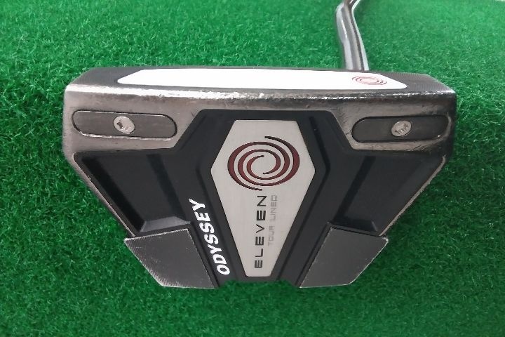 [중고] 캘러웨이 퍼터 오딧세이 ELEVEN TOUR LINED퍼터 33인치 커버x