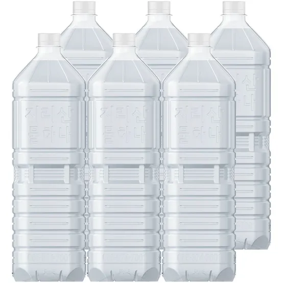 [딜크릿]생수 지리산 물하나 무라벨 2L X 24