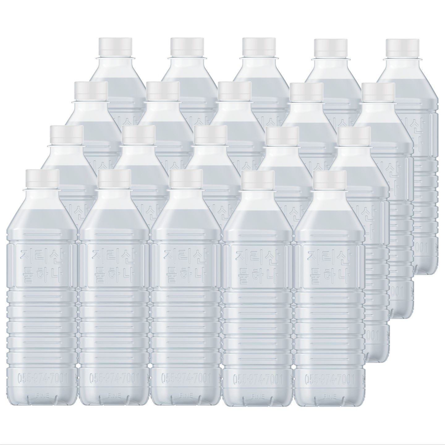 [롯데온] 지리산 물하나 무라벨 생수 500ml 80페트