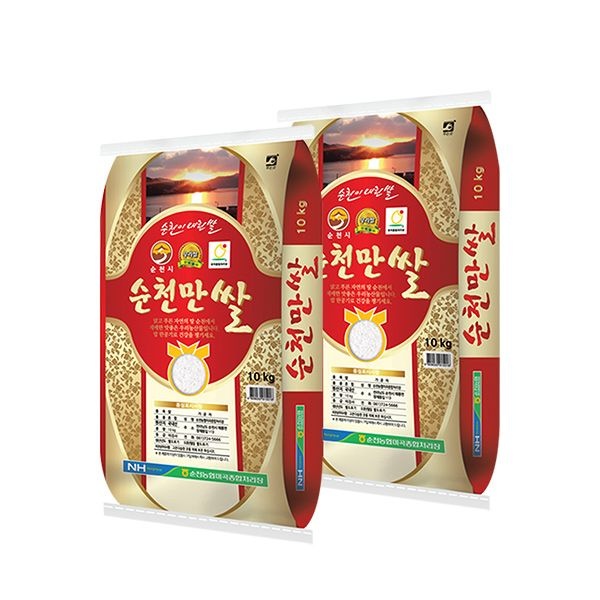 26년 햅쌀 순천농협 순천만 쌀 10kg+10kg 상등급