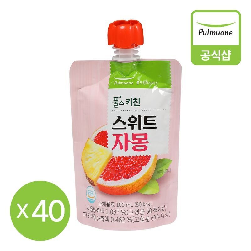 풀무원 E풀무원 풀스키친 스위트자몽주스(100ml x 40개)[35788850]