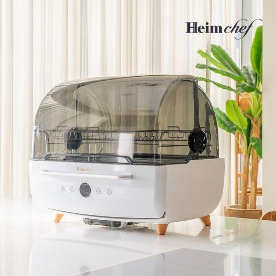 하임셰프 울트라 70L 8인용 UV-C LED 고온 살균 식기건조기 HTD-3500 열풍 젖병소독기 자동모드 CJO