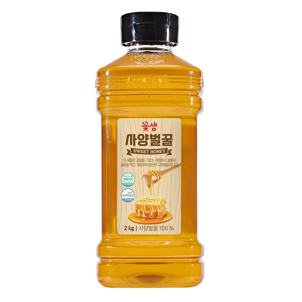 꽃샘 사양벌꿀 2kg 벌꿀 꿀