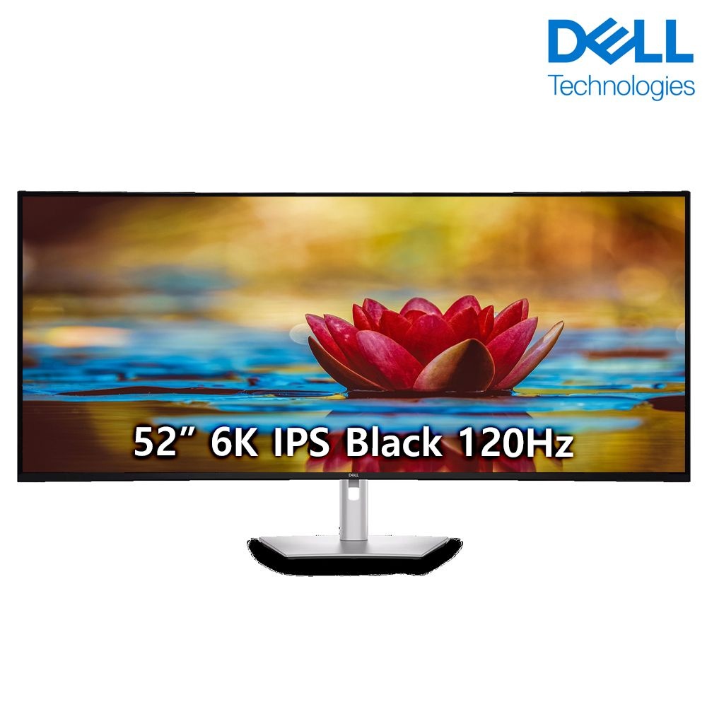 델 DELL 울트라샤프 모니터 U5226KW 52인치 103.7cm IPS Black 6K Thunderbolt 120Hz 스피커