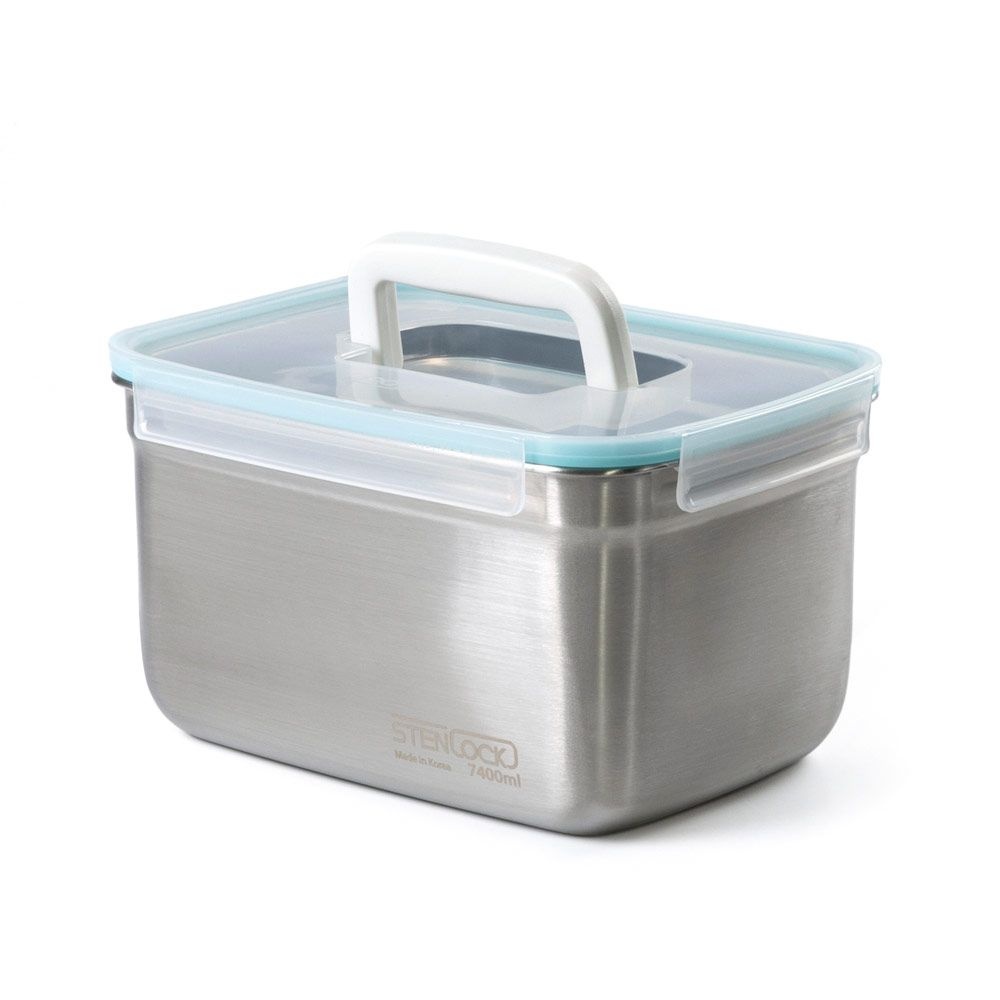 스텐락 스텐304 퓨어 핸디 3호 7400ML 밀폐용기/김치통/찬통