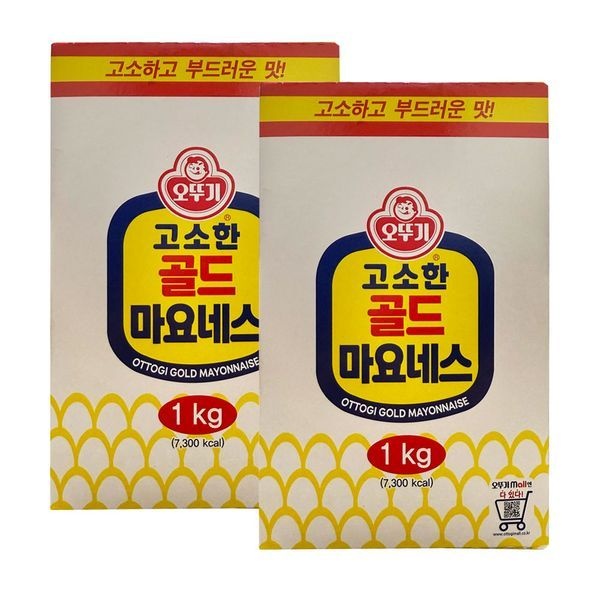[보리보리]오뚜기 고소한골드마요네스 1kg 2개