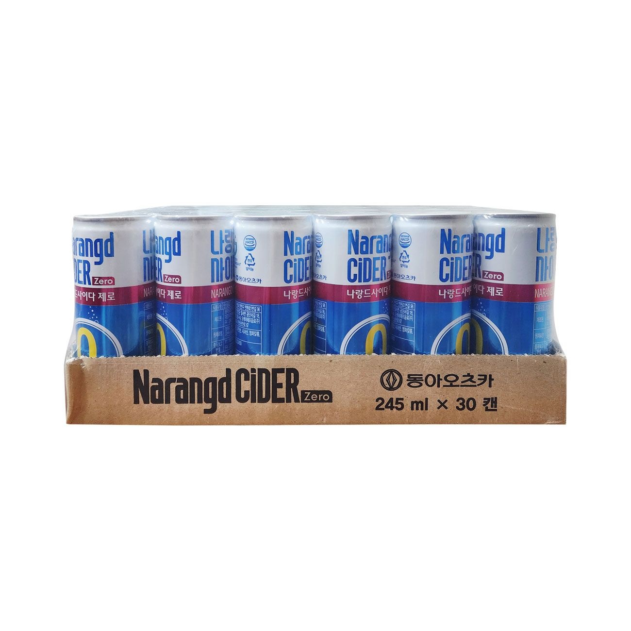 [온누리7%혜택]동아 나랑드사이다 제로 캔 245ml(30개입)