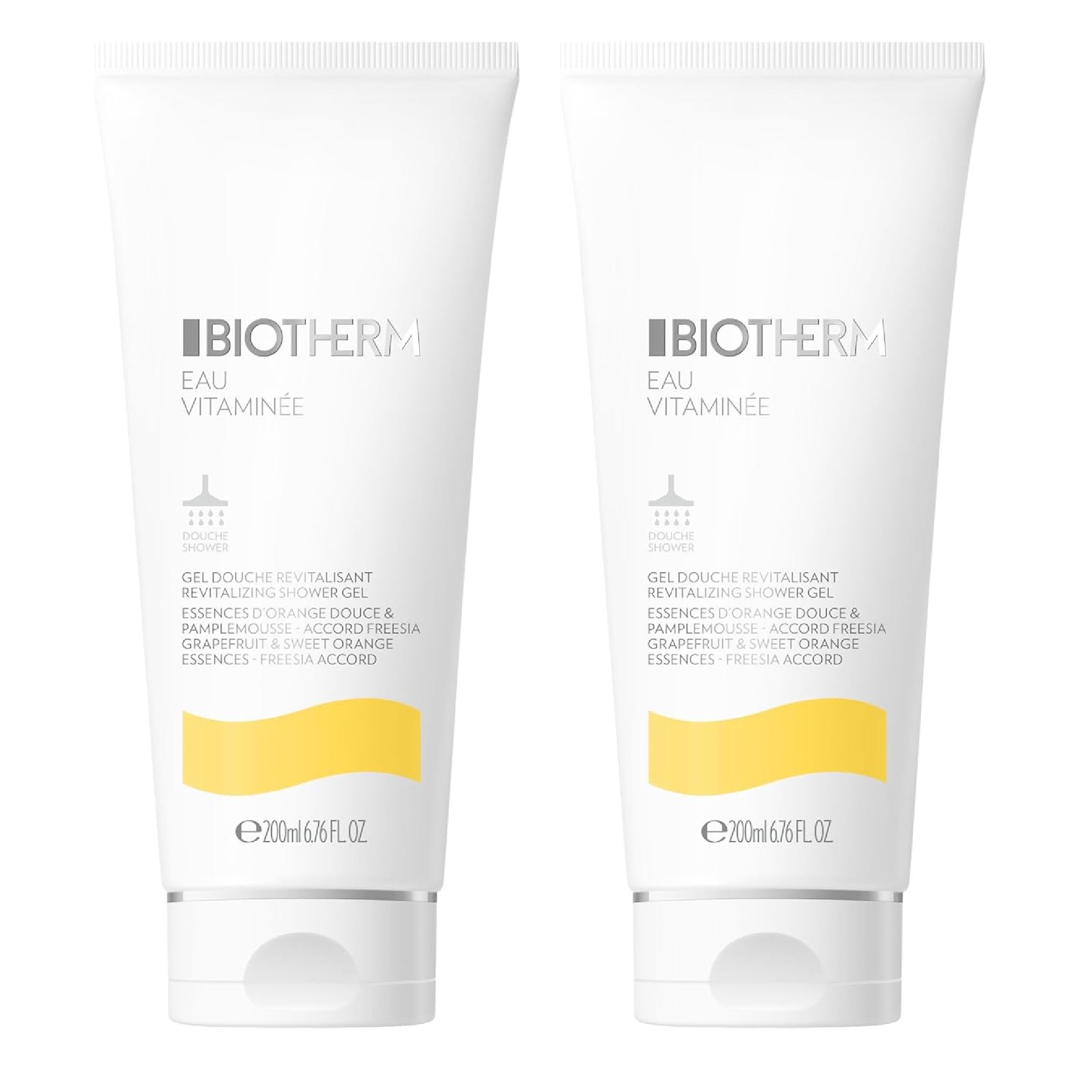[해외] 비오템 Eau Vitaminee 오비타미네 바디 샤워 젤 200ml x 2 유럽 내수용