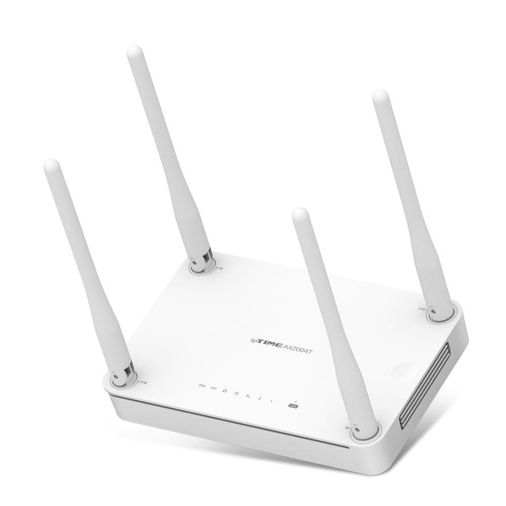 (주)윤성정보통신 [온누리상품] 알파 [ipTIME]공유기 유무선 AX2004T 4포트 화이트