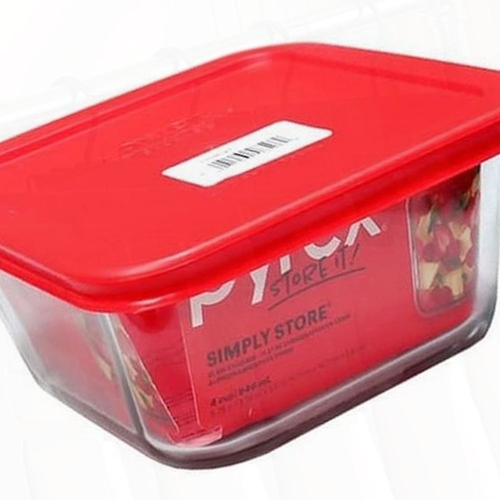 음식 변질 냉장고 냄새 차단 내열유리 밀폐용기 946ml 정사각 반찬통 전자레인지 사용