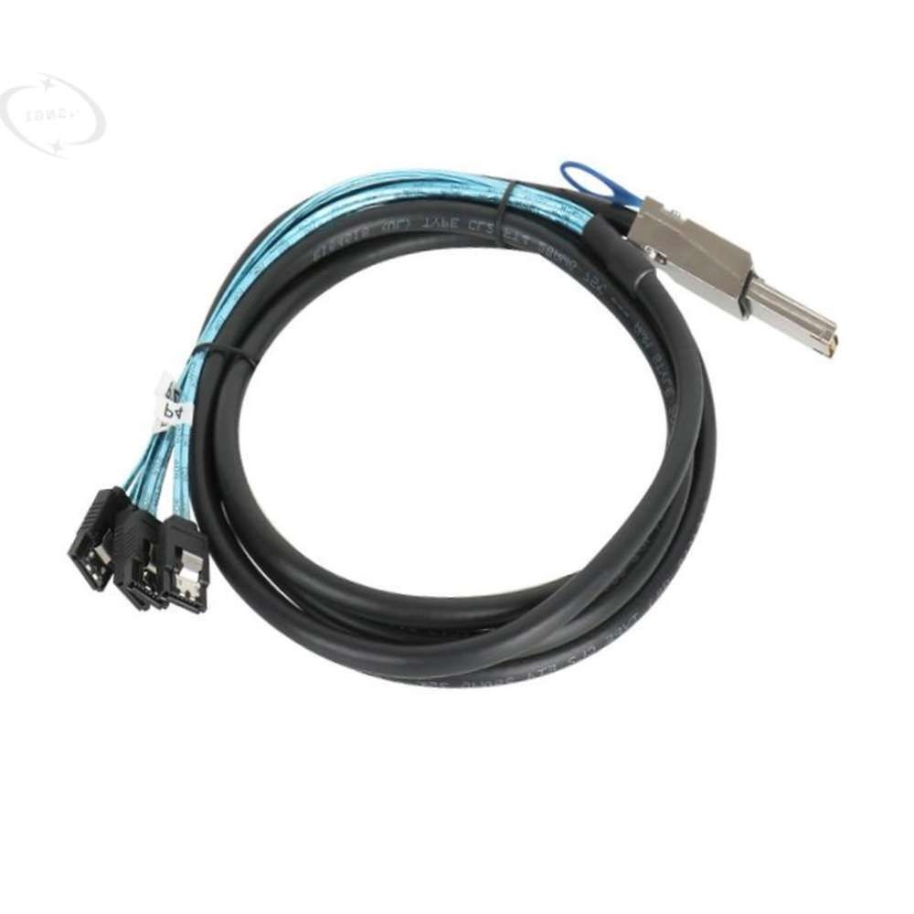 외장형 MINI SAS SDD 8088 SATAX4 케이블 2M 전기배선 하드디스크케이블 PC케이블