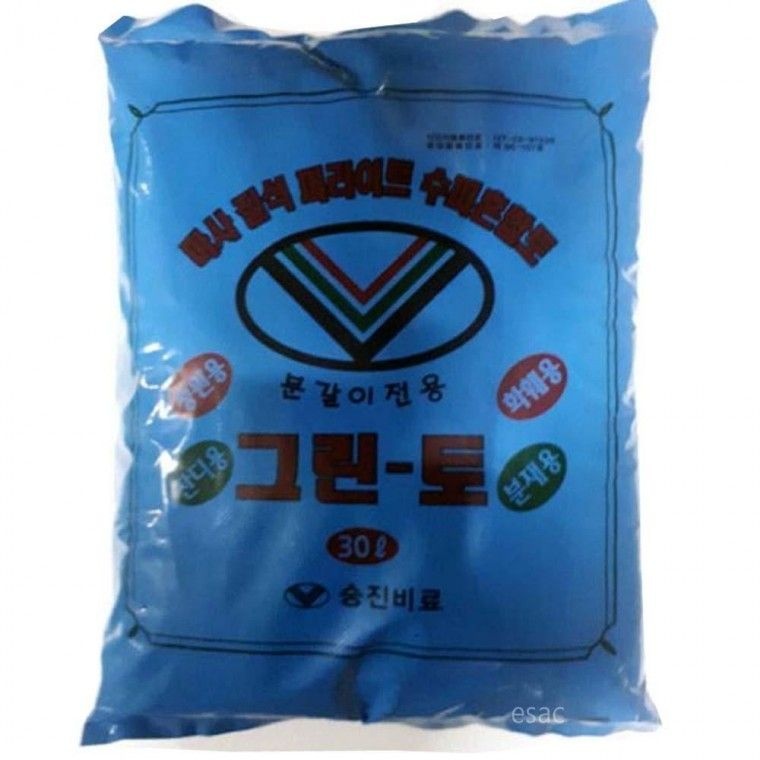 이삭 그린토 깔끔 30L 분갈이흙 정원 잔디 텃밭상토토