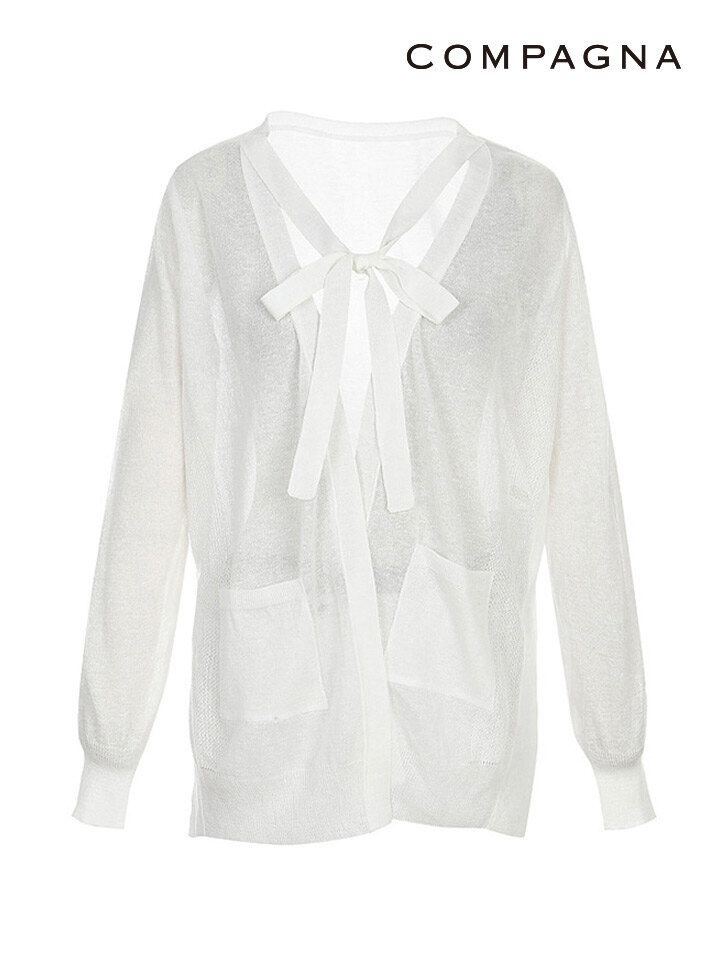 꼼빠니아리본넥가디건_CAAU4WSC050