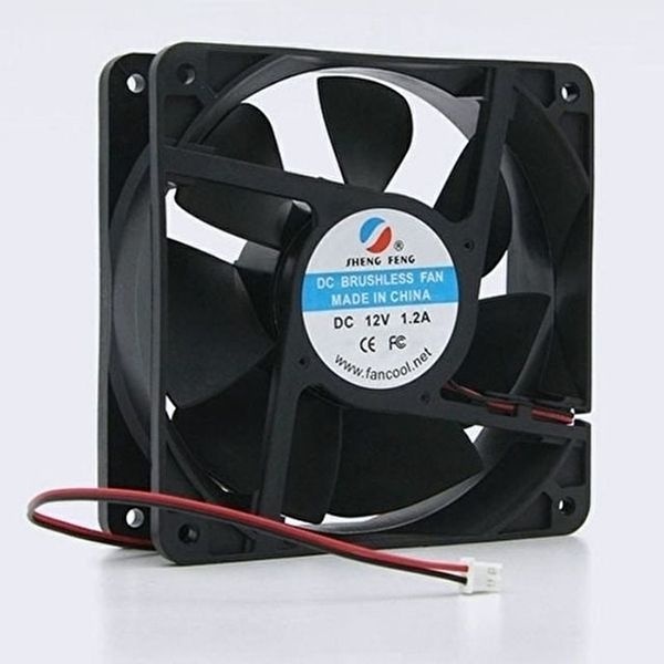 고품질 120mm 팬 브러시리스 PC DC 2P전원 케이스 쿨러 케이스쿨러 노트북쿨링패드 120mm쿨링팬 WFLXDBW