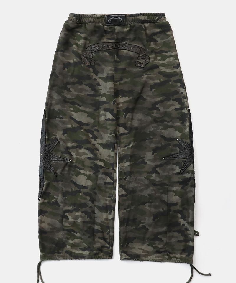 BADBLOOD 배드블러드 BADBLOOD 코스모 패치 2 Way 커브드 조거 트라우져 그린카모 440483