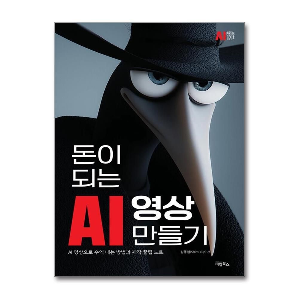 제이북스 [패션플러스][제이북스]돈이 되는 AI 영상만들기 - AI 영상으로 수익 내는 방법과 제작 꿀팁 노트