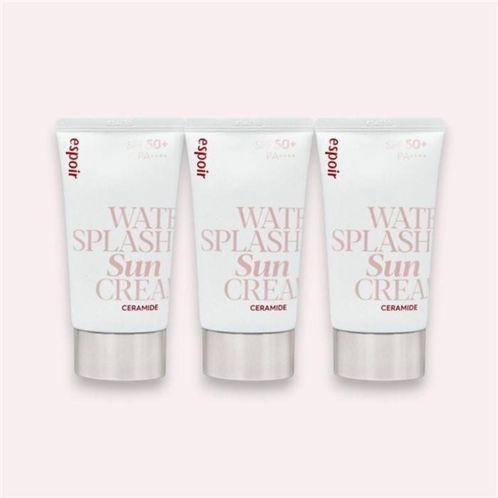 에스쁘아 워터 스플래쉬 선크림 세라마이드 60ml 3개 톤업 SPF50+