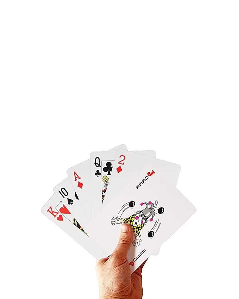 [해외] SeptCity 점보 플레잉 카드, 8.9 x 12.7cm(3.5 x 5인치) 슈퍼 빅 자이언트 게임 테마 풀 덱 대형 포커 오버사이즈 매직 파