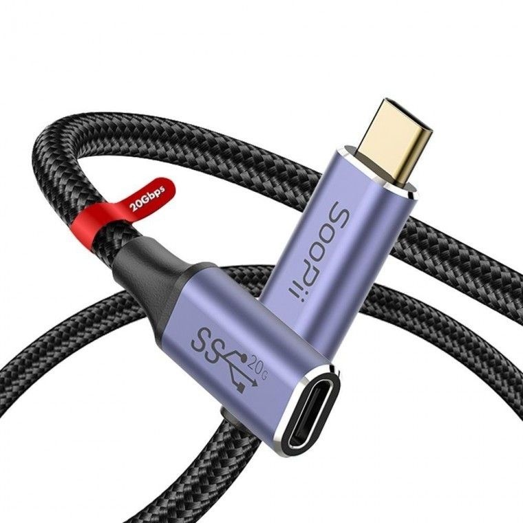 USB3.2 Gen2x2 20Gbps C타입 연장케이블 S47E 20cm