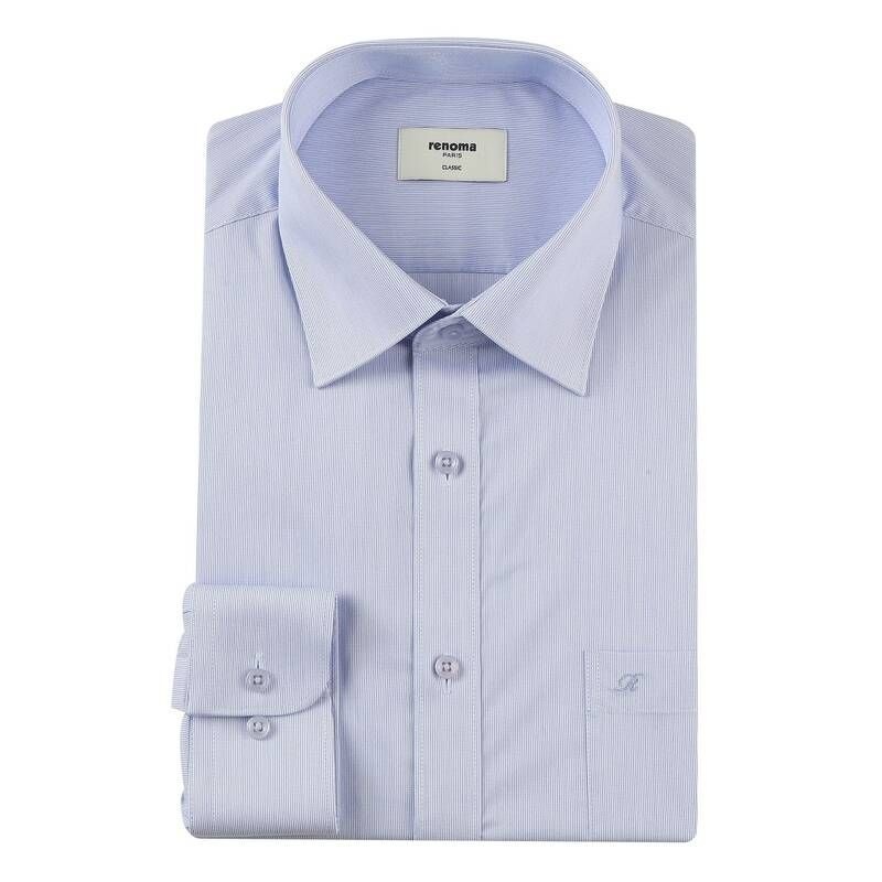레노마 <매장정품> renoma []60수 트윌스판 핀스트라이프 긴소매 일반핏RPSSG1950-BU 1482841