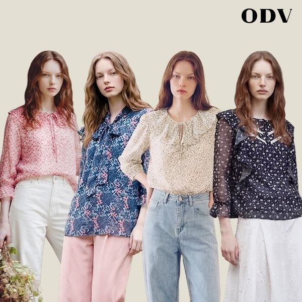 [하프클럽]26SS ODV 쿨샤벳 블라우스 4종