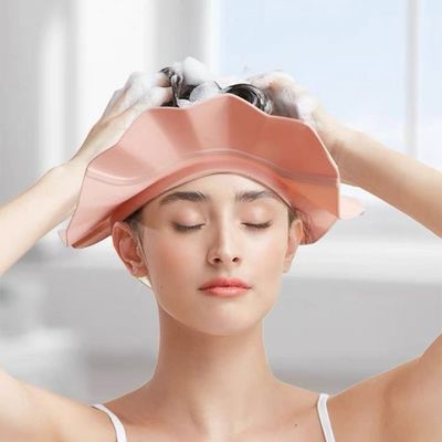 ハンプク大人用バスシャワーキャップ防水シャワー補助弾性帽子
