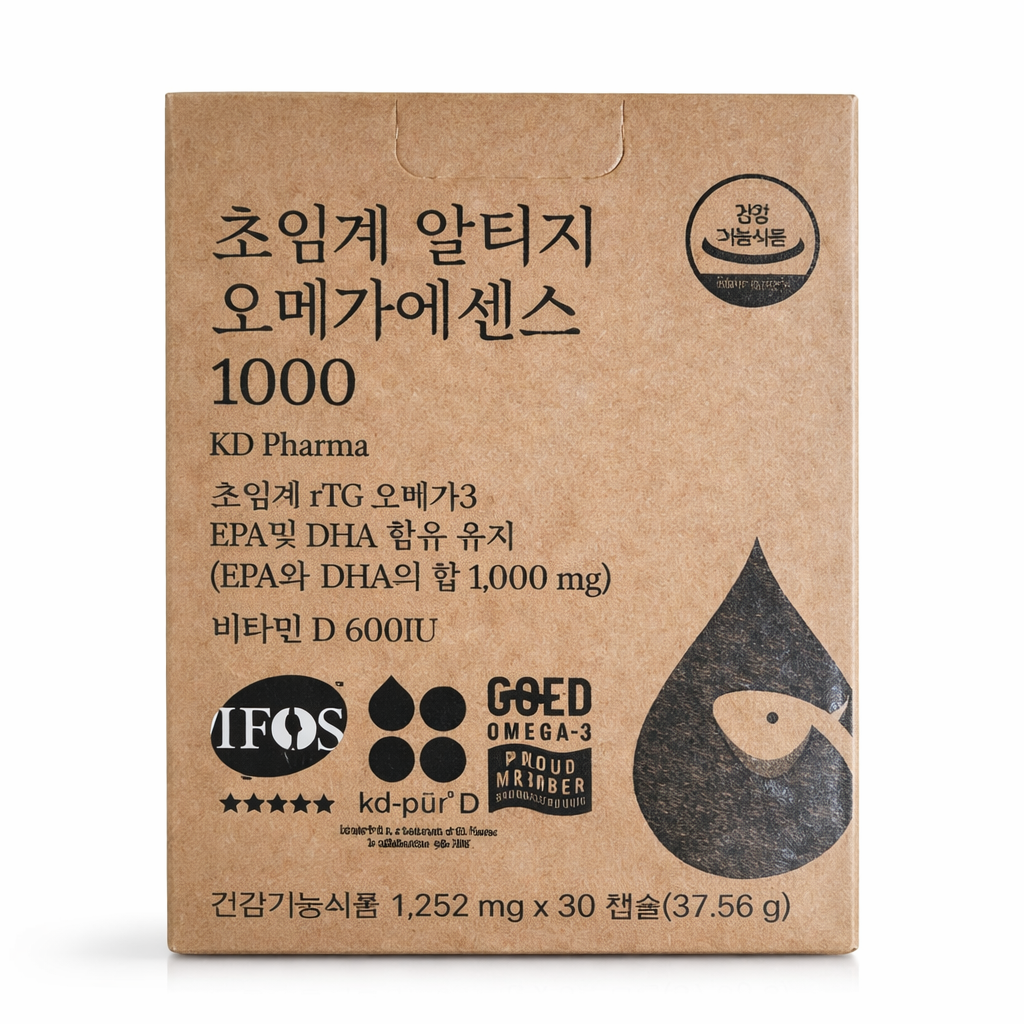 담백하루 초임계 알티지 오메가3 에센스1000 30정