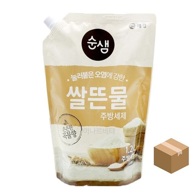 [오늘출발] 한푹 순샘 쌀뜬물 주방세제 1.2L 리필x9개