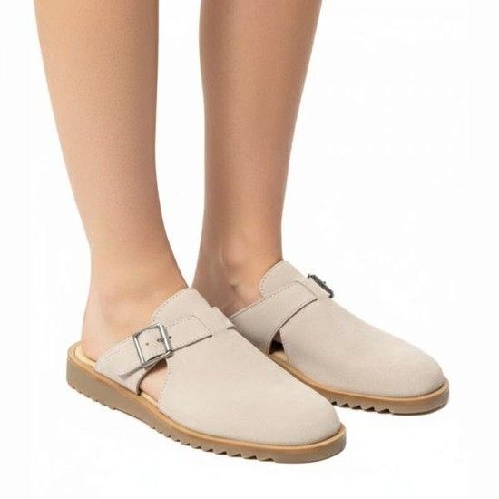 MUST IT_ 아테네 ATHENES 남성 스웨이드 로퍼 샌들 VEL GRES 2323 38