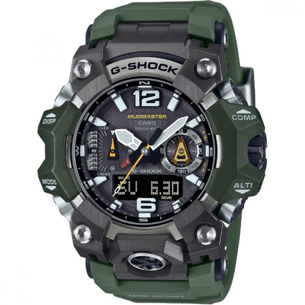 カシオ [해외] 카시오 G-SHOCK (G-SHOCK) 마스터 오브 G 머드마스터 (G 시리즈 머드마스터) 블루투스 탑재 전파 태양광 바이오매스 플