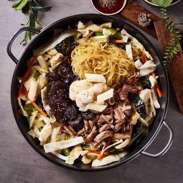 용인 수지맛집 순대보감 백순대곱창볶음/순대곱창볶음 2인분