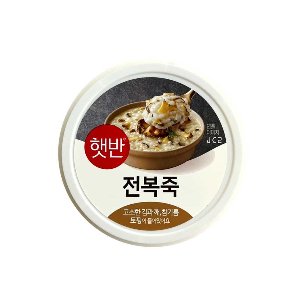 비비고죽 CJ 햇반 전복죽 267g (용기) x 10개