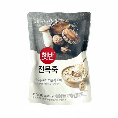 비비고죽 CJ 햇반 전복죽 420g x 21개