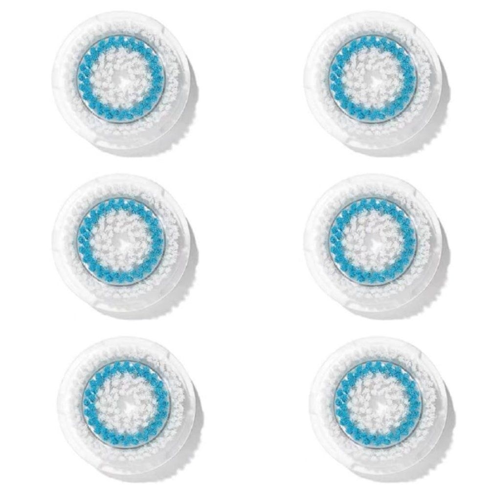[해외] Clarisonic 페이셜 클렌징 브러시 헤드 교체품 Mia 1  2 Fit Alpha Smart Profile Uplift Deep Pore 6 카운트
