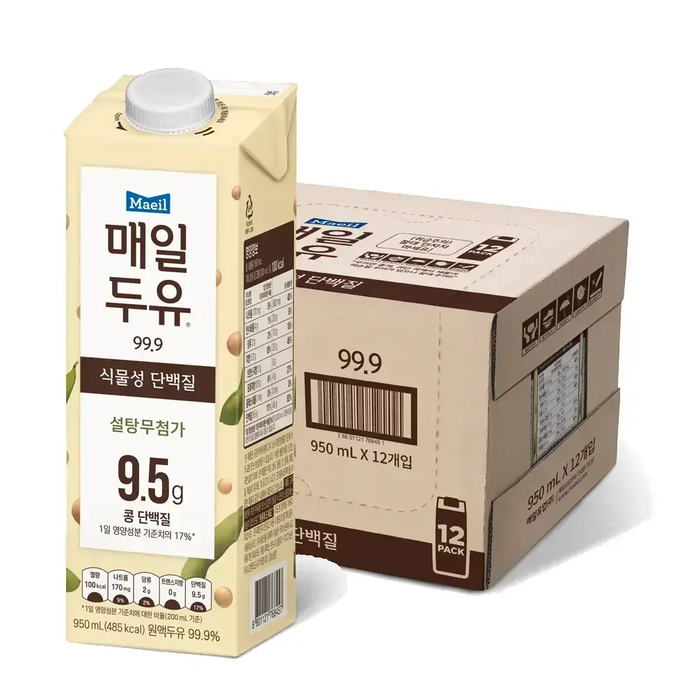 매일두유 99.9 950ml, 12개