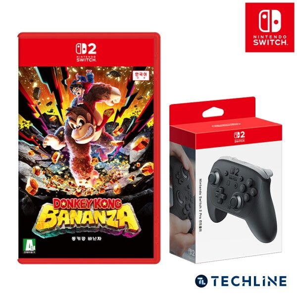 닌텐도 [닌텐도] 스위치2  동키콩 바난자 + 정품 프로컨트롤러