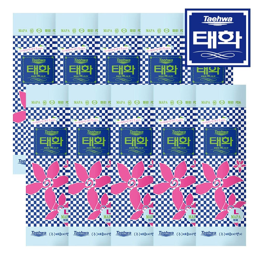 태화 고무장갑 대형 L마파 핑크 X 10개