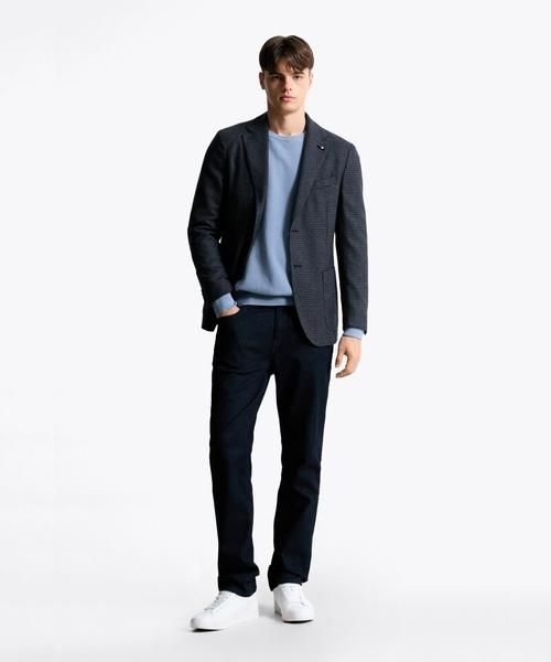 TOMMY HILFIGER <매장정품> TOMMY HILFIGER 타미힐피거 깅엄 체크 블레이저 재킷 (T12F6VTB070MN1950) T12F6VTB070MN1950 1444149