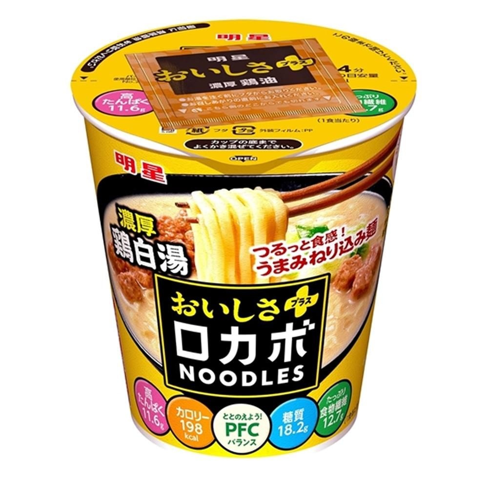 명성식품 [해외] 명성식품 로카보 치킨 맛 누들 58g 12팩 Myojo Locabo NOODLES Delicious Plus Thick Chicken White Water