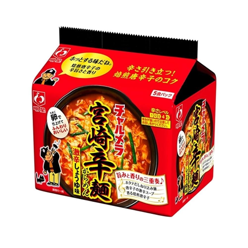 명성식품 [해외] 명성식품 차멜라 미야자키 핫 누들 5개입x6팩 Myojo Charmela Miyazaki Spicy Noodles, Pack of 5, 16.9 oz