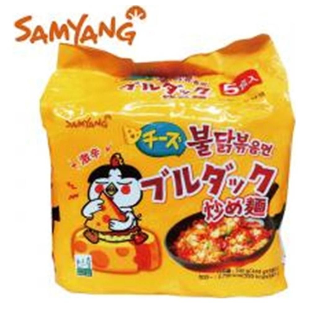 삼양 [해외] 삼양 불닭볶음면 일본 치즈 불닭 5개입 1팩 Cheese Buldak Stir-fried Noodles 5 packs