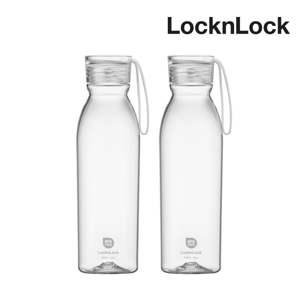 락앤락 데일리 밸런스 보틀 550ml+550ml 화이트 물통 물병 TOP_ABF646Ws2