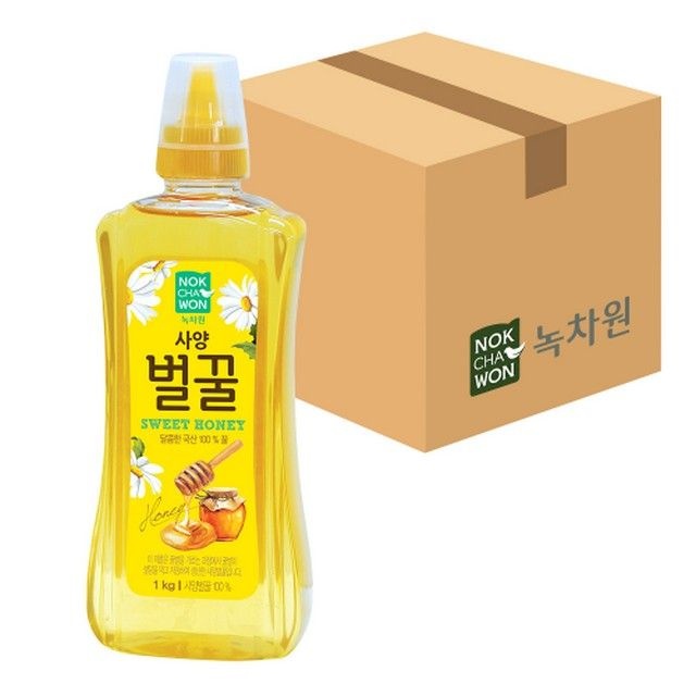 녹차원 사양벌꿀 1kg 1BOX 12입
