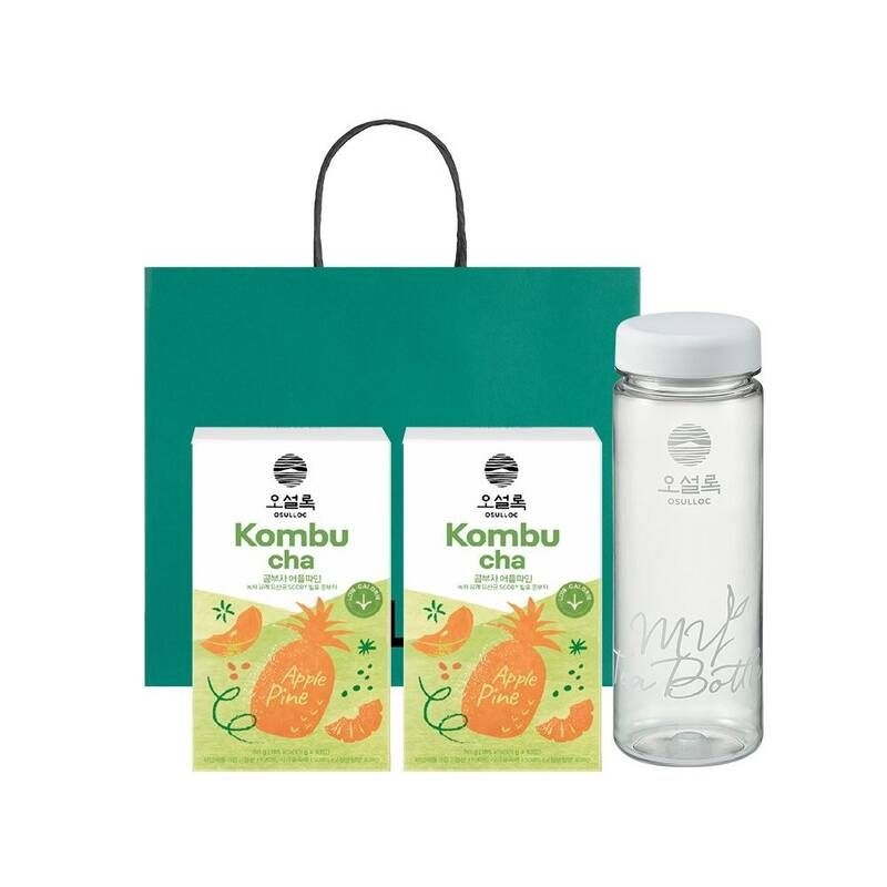 오설록 콤부차 패키지애플파인+애플파인+물병 367008