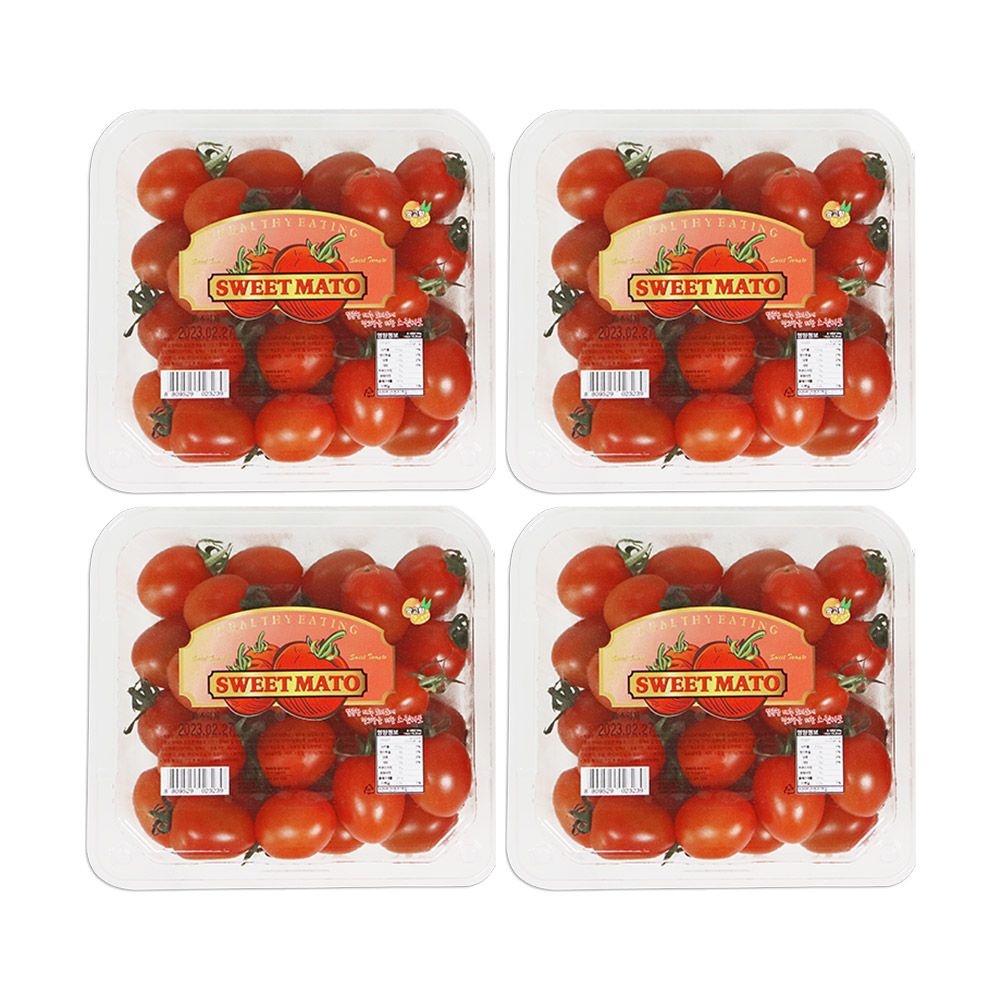 [과일꾼]예약주문) [한정수량 특가] 스테비아 레드 방울토마토 스윗마토 토망고 2kg(500g*4팩) : 롯데ON