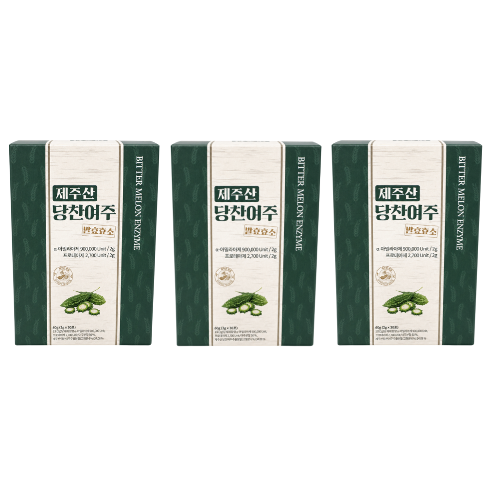 제주산 당찬여주 발효효소 2g X 30포 X 3박스