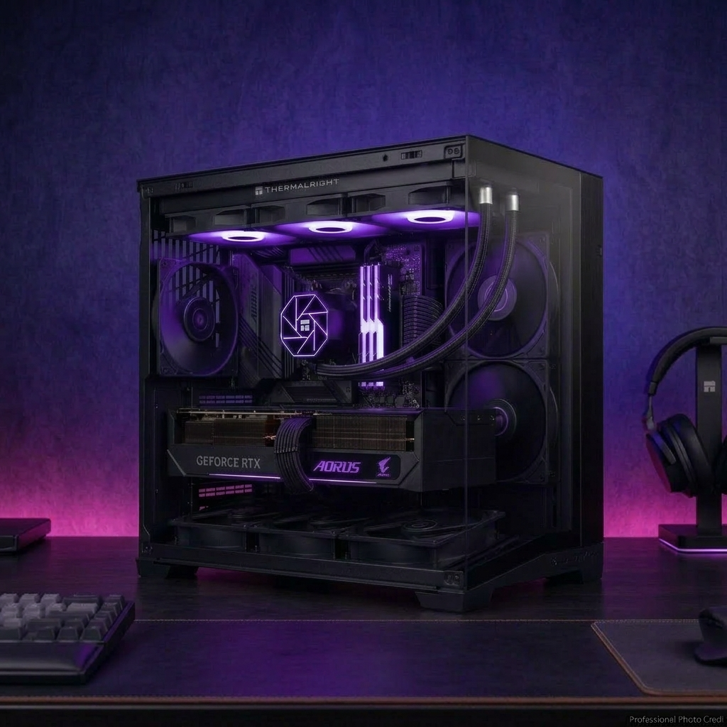 서린컴퓨터 9800X3D_RAM 32GB_O11D MINI V2 FLOW 블랙 반본체PC