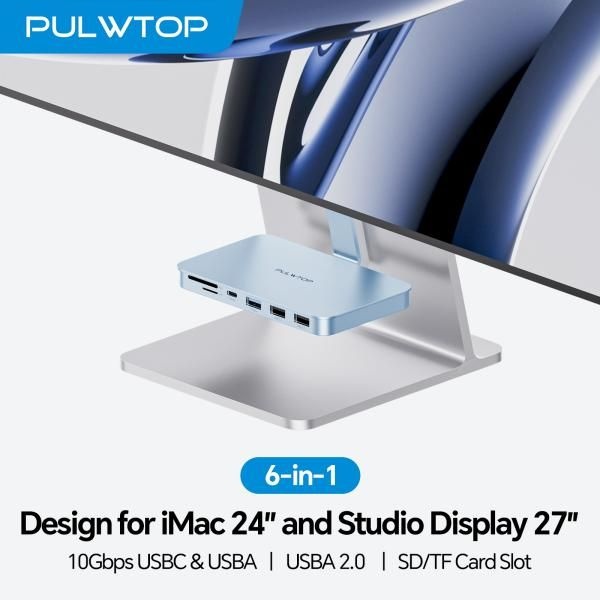 [해외] 노트북 도킹스테이션 DISPLAYLINK 듀얼 모니터 USB-C 허브 HDMI 4K PD 충전 호환용 P