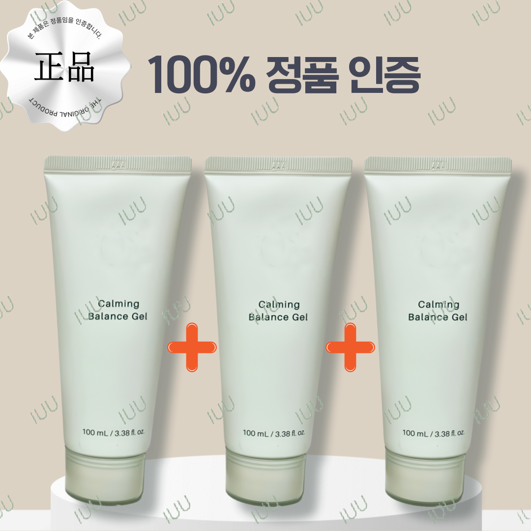 인셀덤 *인셀덤 정품 최신제조* [카밍젤 카밍밸런스 젤 100ml, 3개] 리뉴얼 카밍1+1+1 금가루 수분젤 신제품