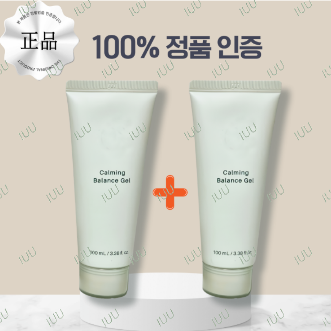 인셀덤 *인셀덤 정품 최신제조* [카밍젤 카밍밸런스 젤 100ml 1+1, 2개] 리뉴얼 카밍 금가루 수분젤 신제품